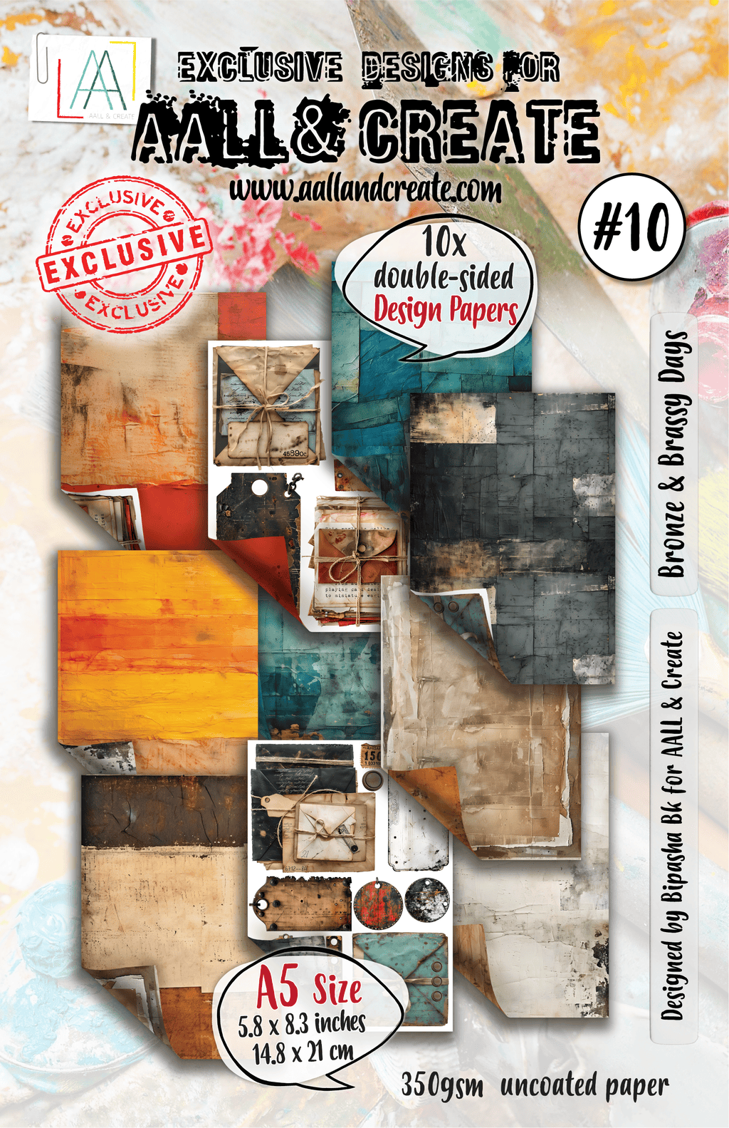 Bronze & Brassy Days - #10 -A5 Paper - August 2024 image 0