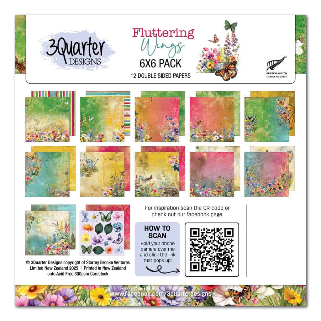 Fluttering Wings 6x6 - June Release image 0