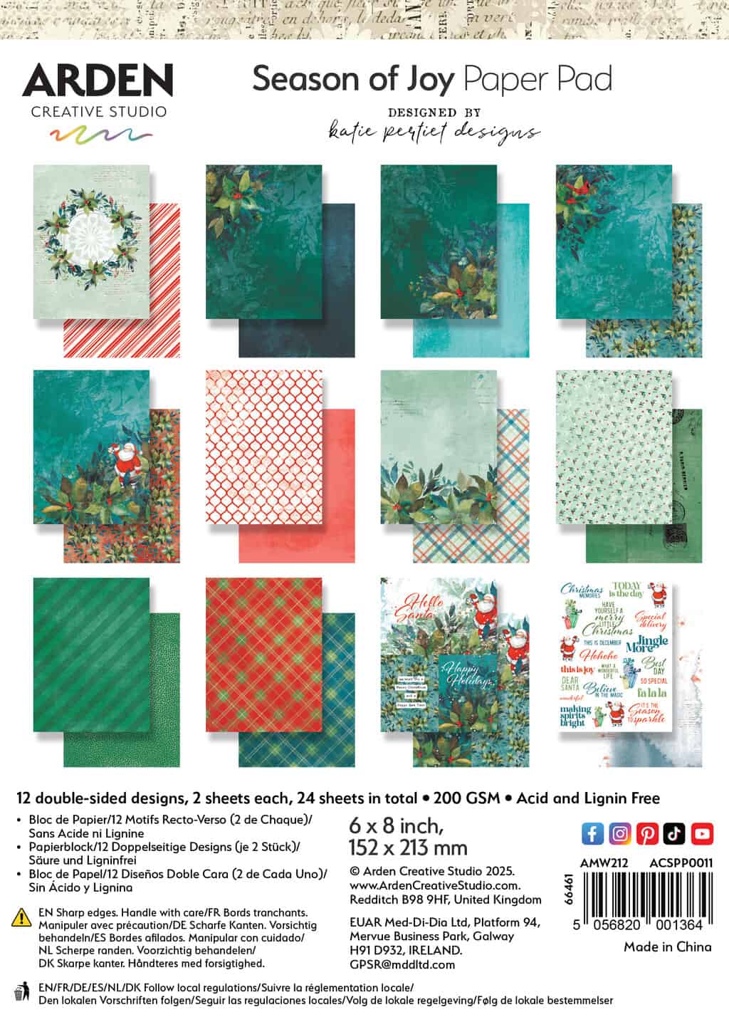Season of Joy 6in x 8in Paper Pad image 0