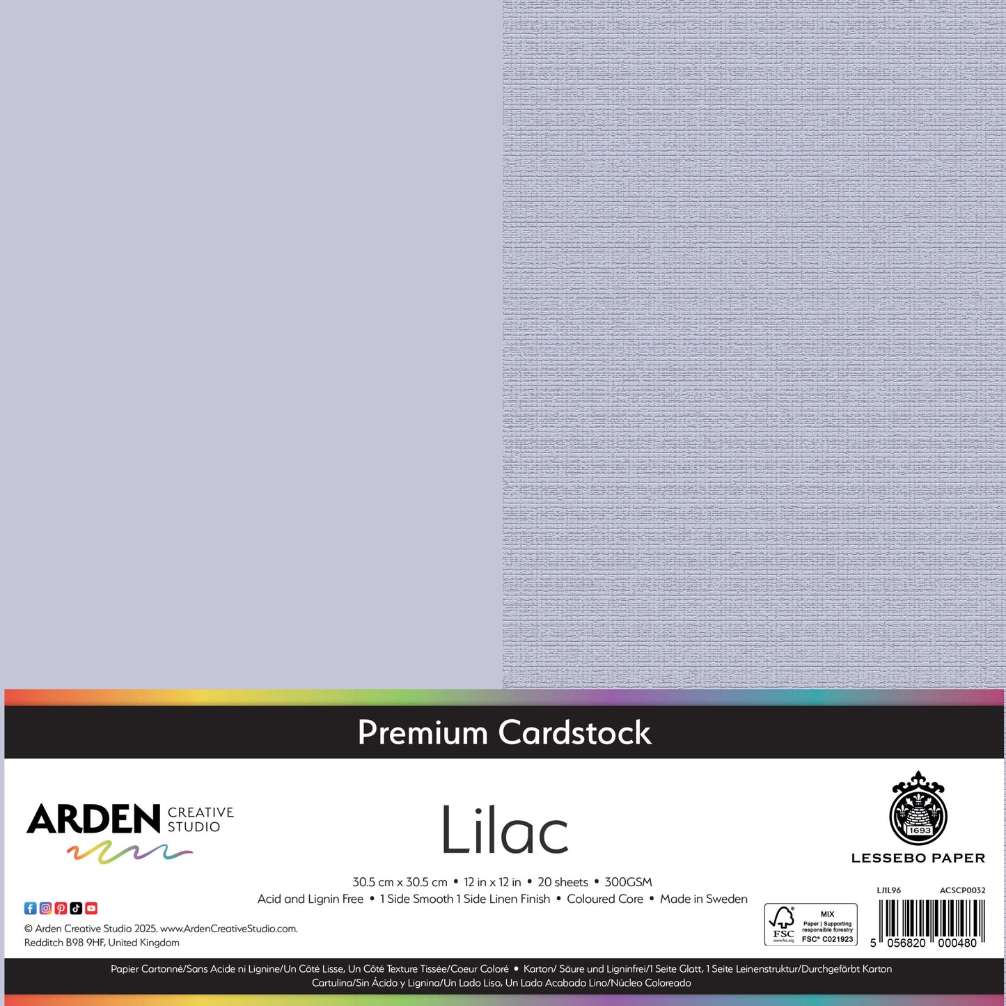 Premium Cardstock-Lilac 12in image 0