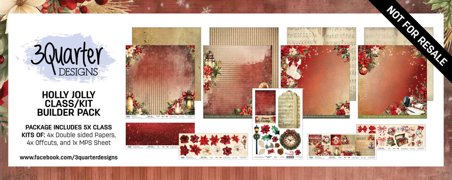 Holly Jolly Class/ Kit Builder Pack- August release image 0