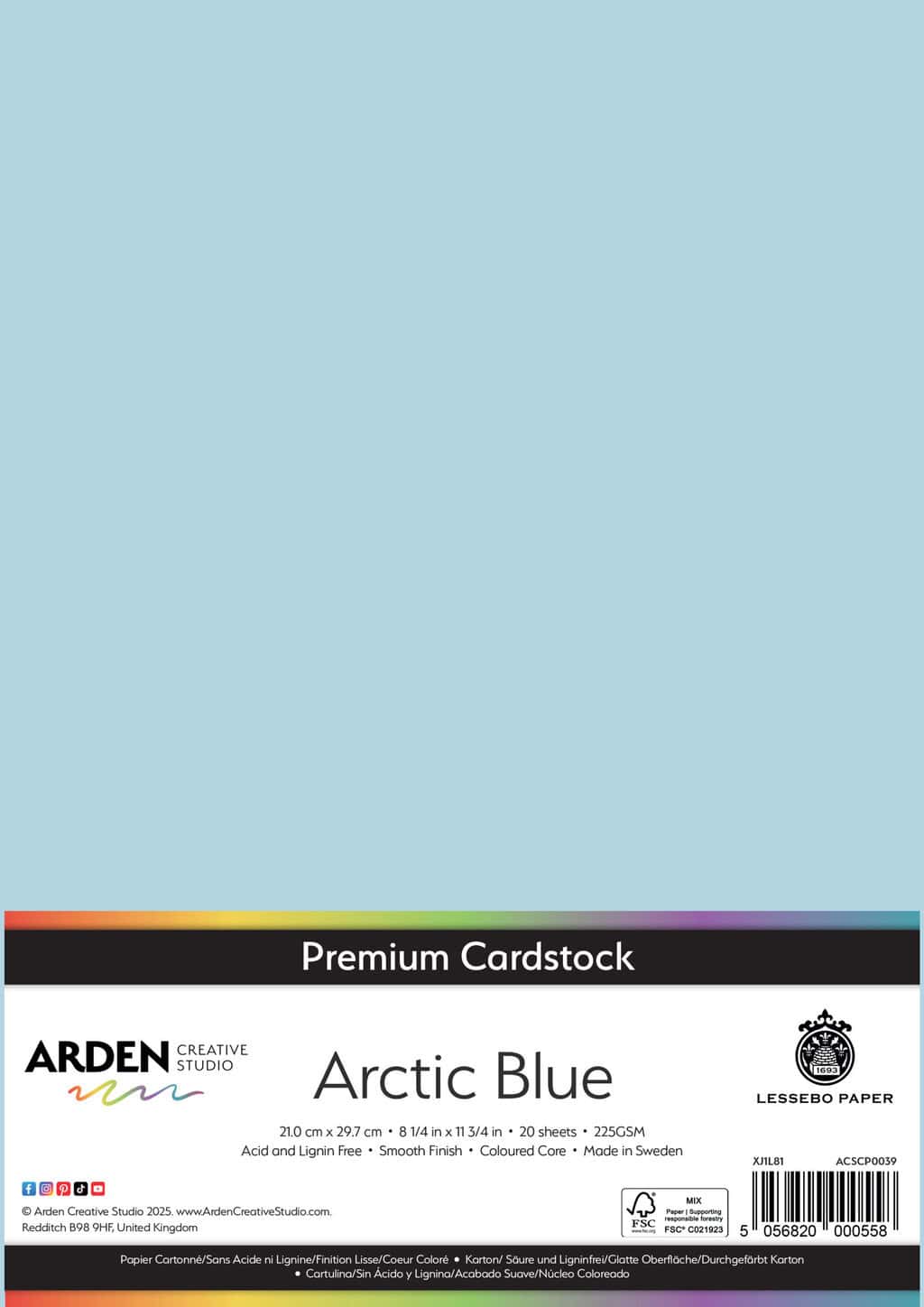 Premium Cardstock-Arctic Blue image 0