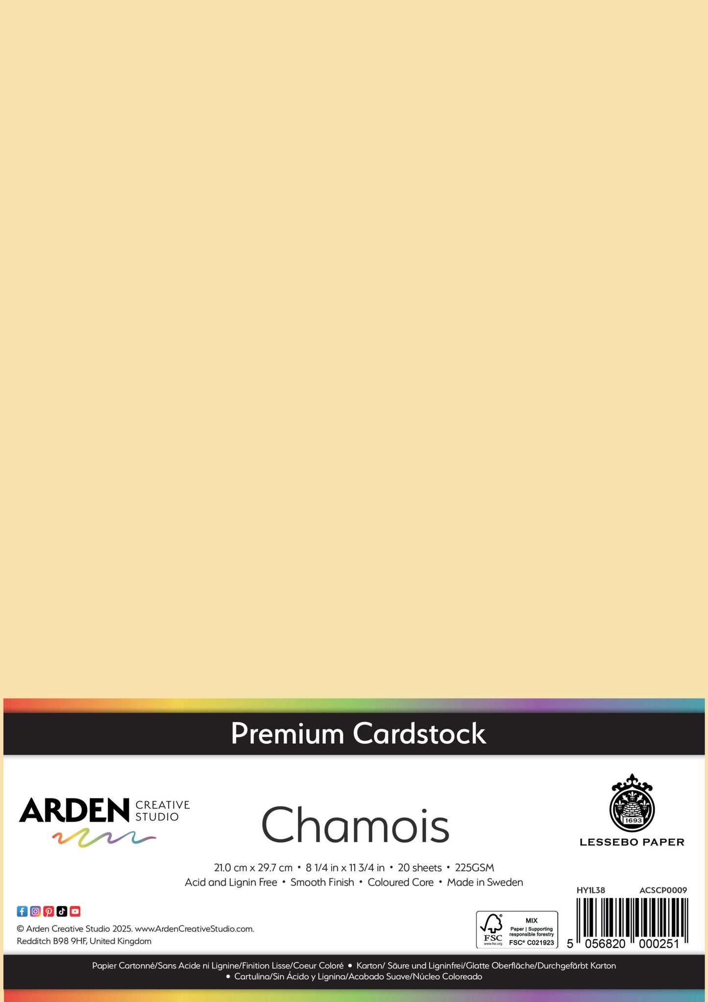Premium Cardstock-Chamois image 0