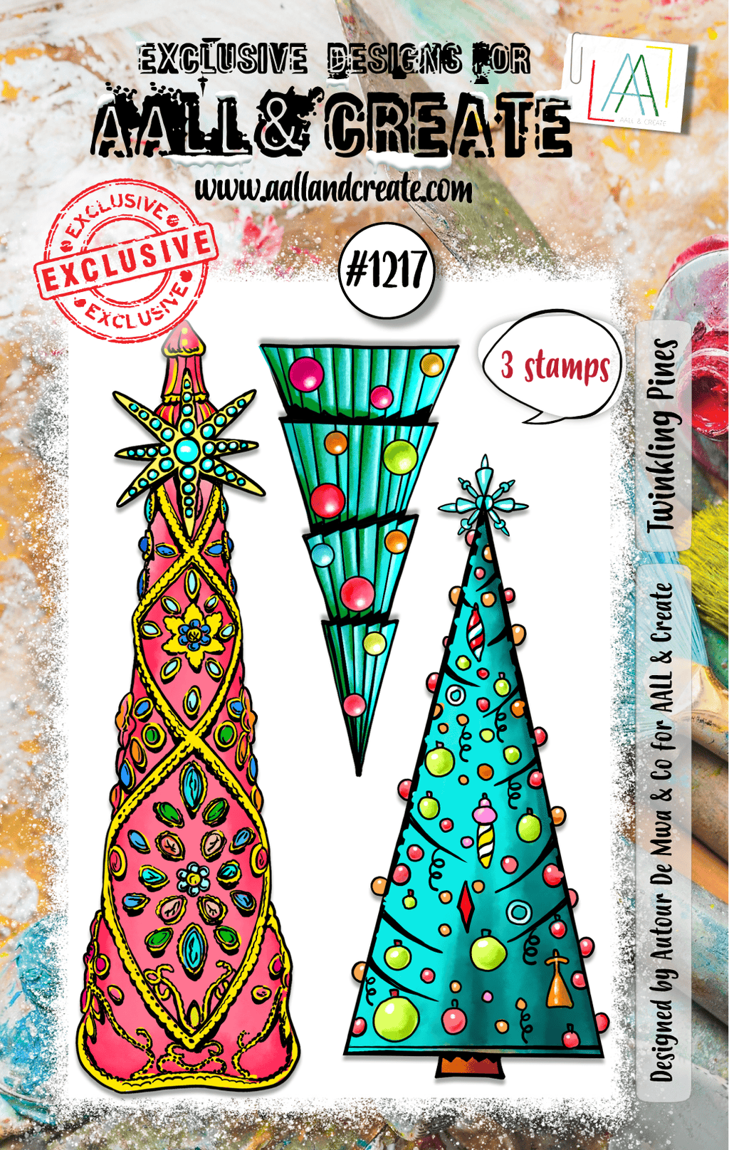 Twinkling Pines - #1217 - Stamp- August 2024 image 0