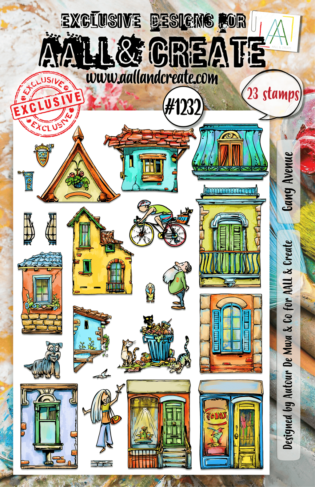 Gang Avenue - #1232 - Stamp Set - July 2024 image 0