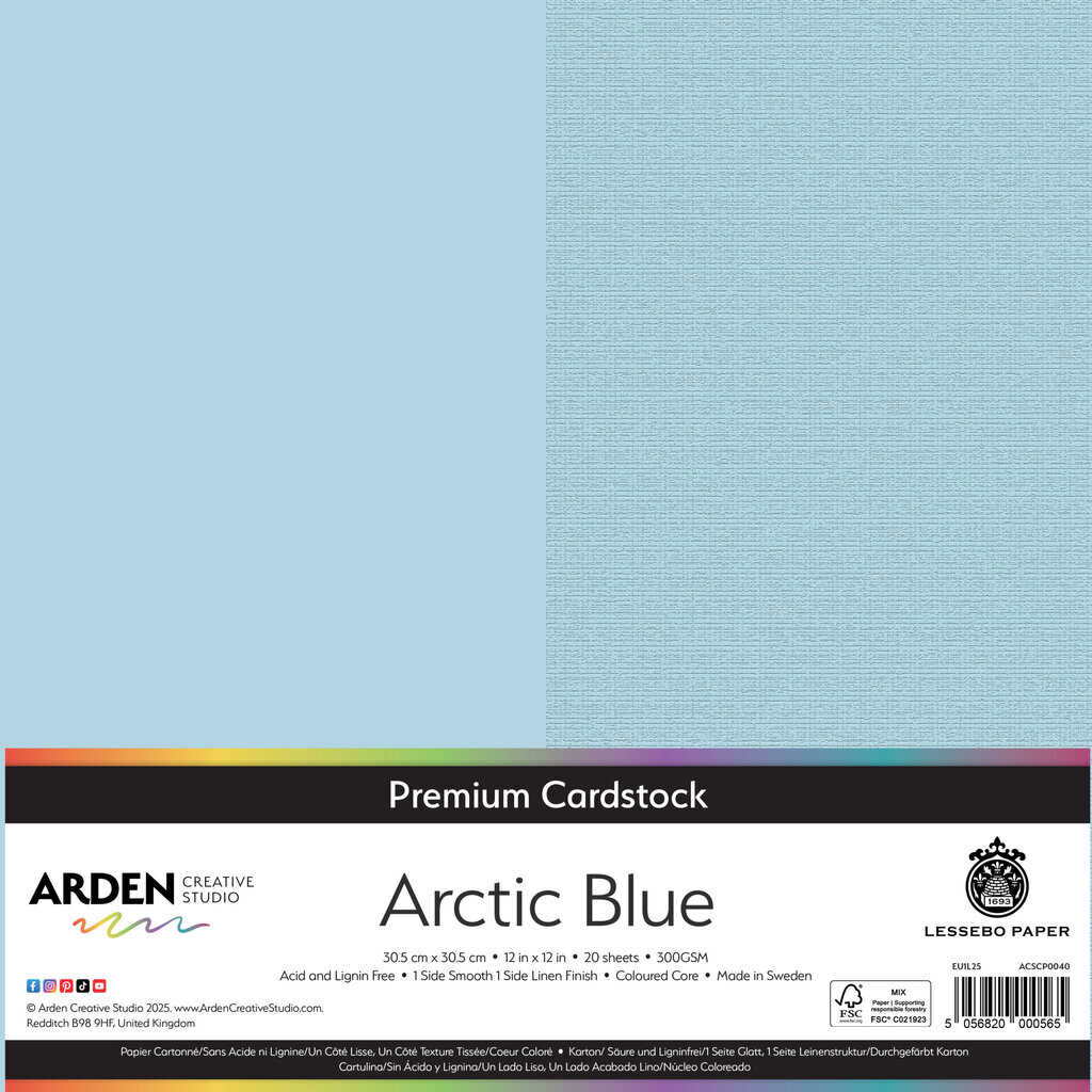 Premium Cardstock-Arctic Blue 12in image 0