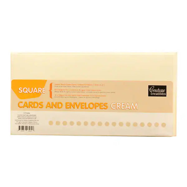 Card + envelope set- cream square image 0