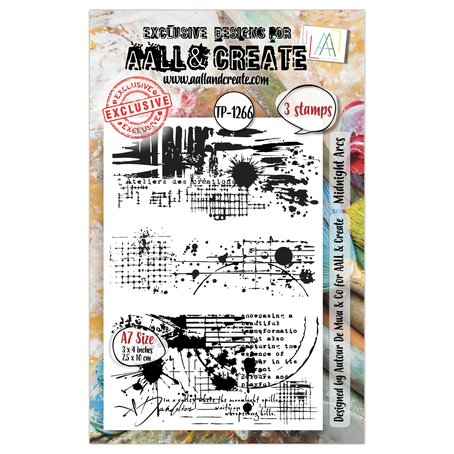 Midnight Arcs- #1266- Stamp- April 2025 image 0