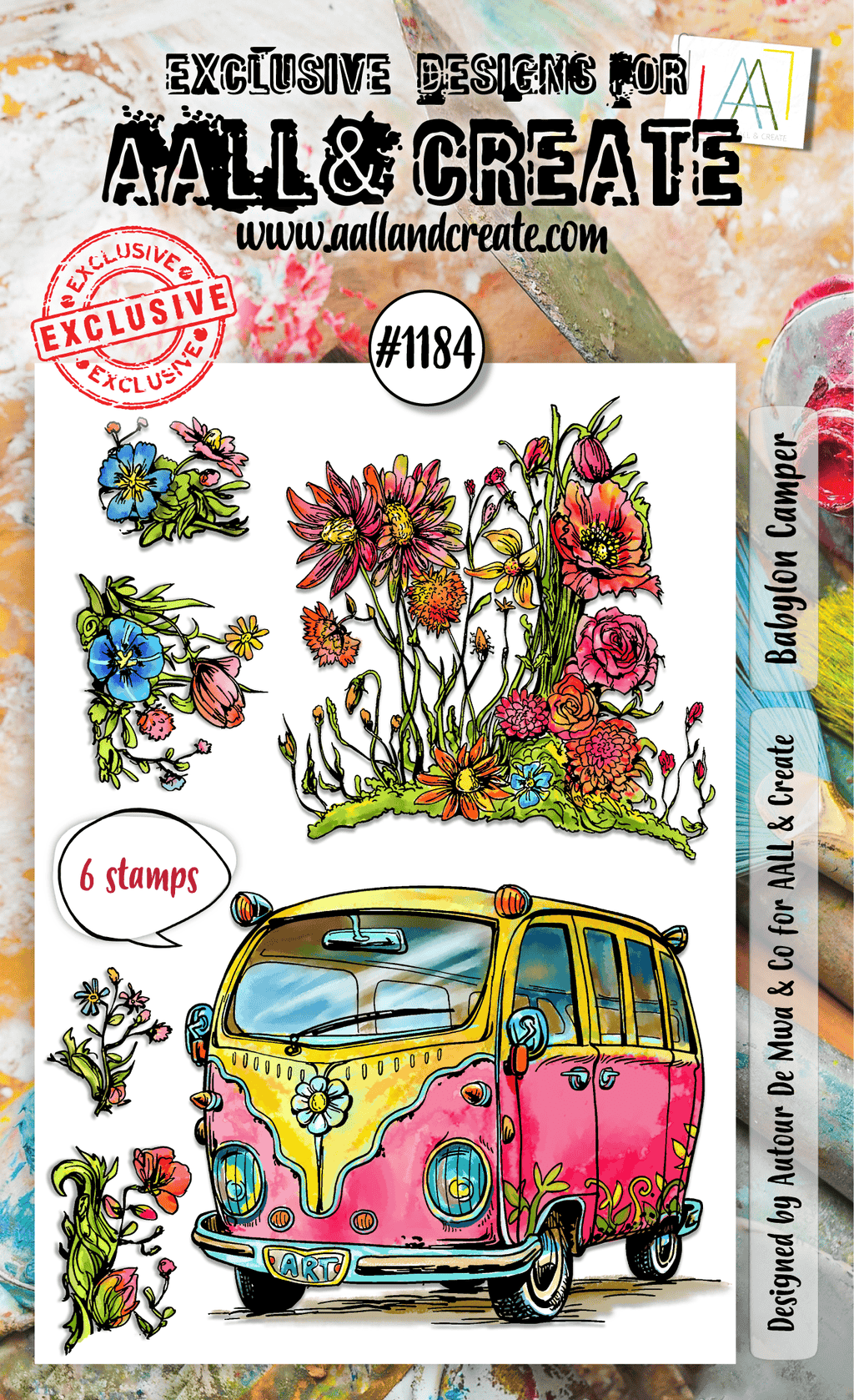 Babylon Camper- #1184 - A6 Stamp Set - June 2024 image 0