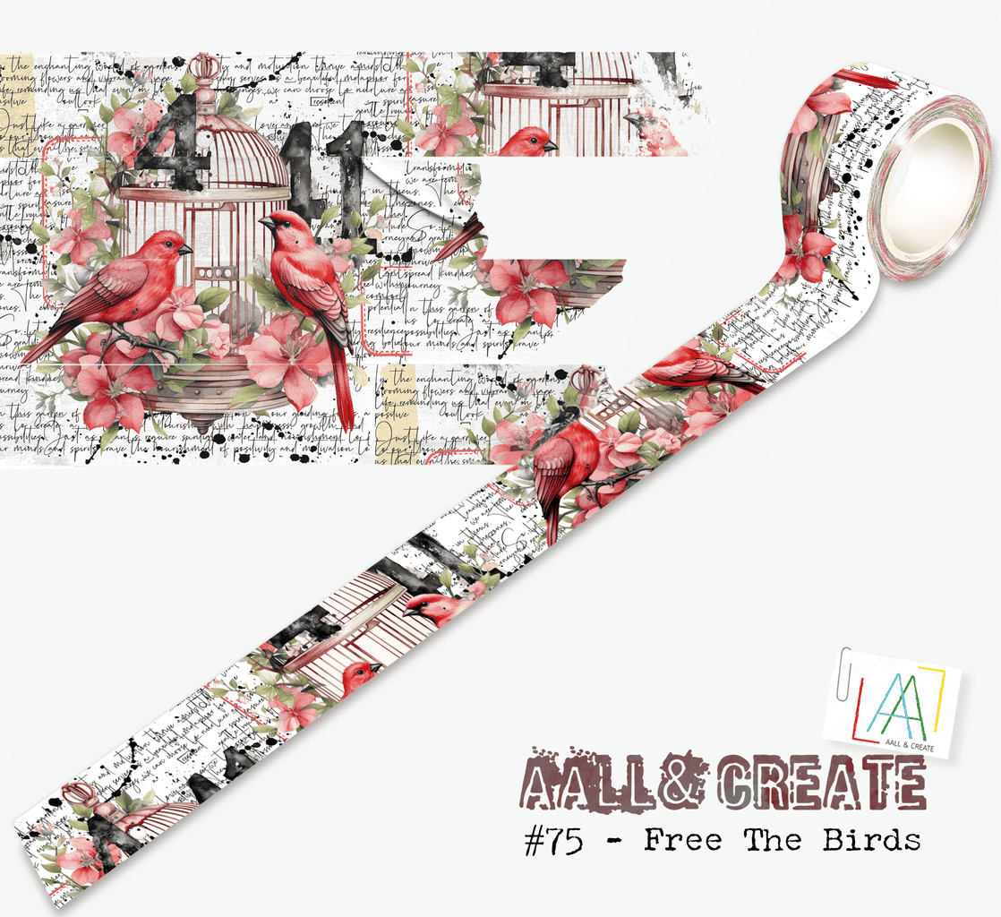 Free The Birds -#75-Washi Tape image 0