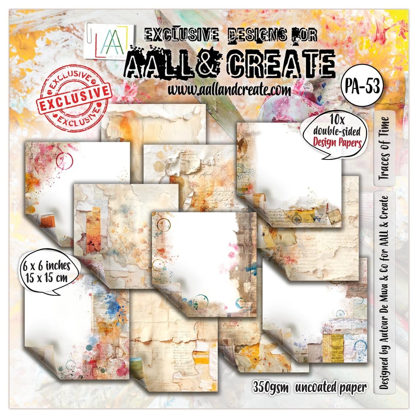 Traces of Time - #53 - 6 x 6 Paper - January 2026