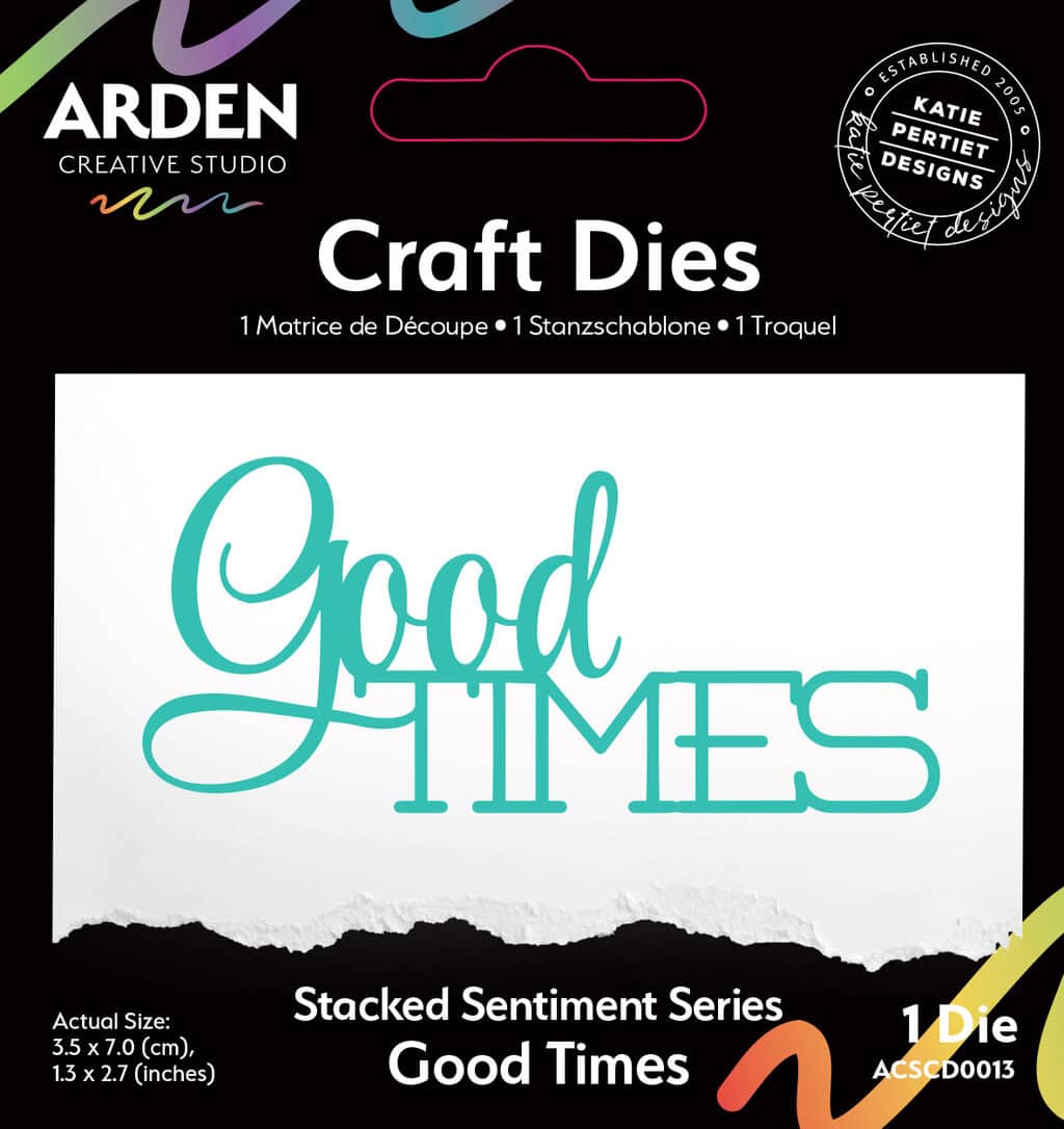 Sentiment Series Stacked Good Times-Craft Die