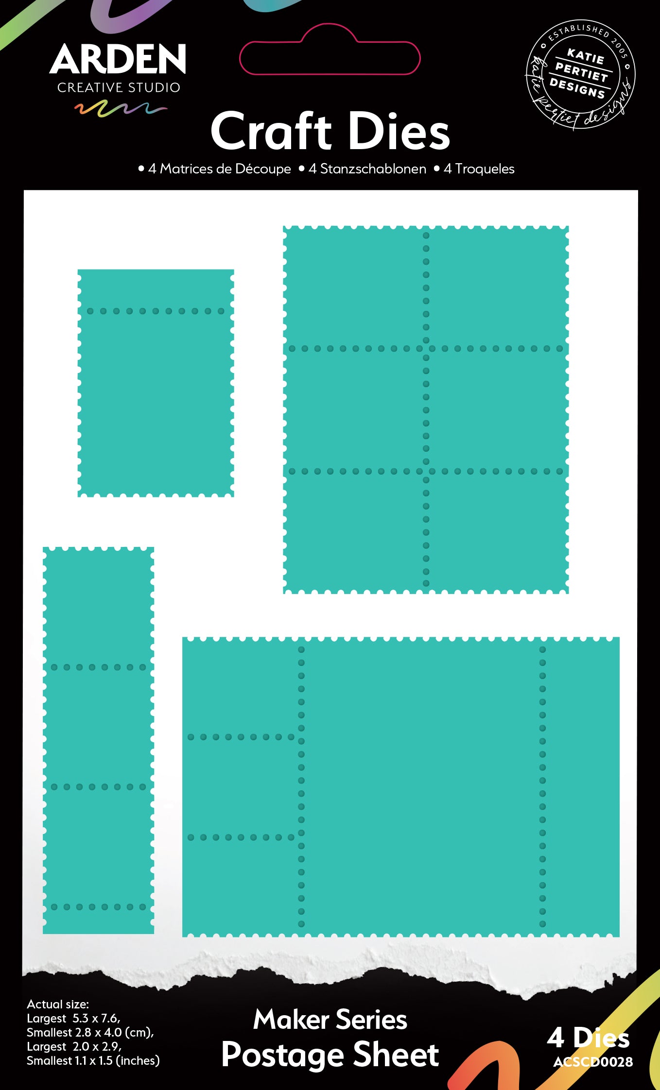 Maker Series Postage Sheet Craft Die Set
