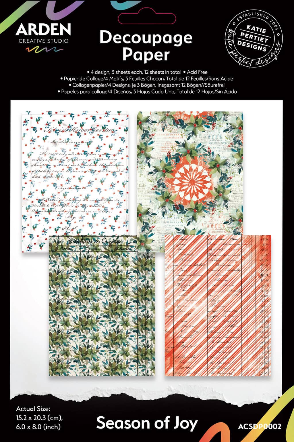 Season of Joy Decoupage Paper