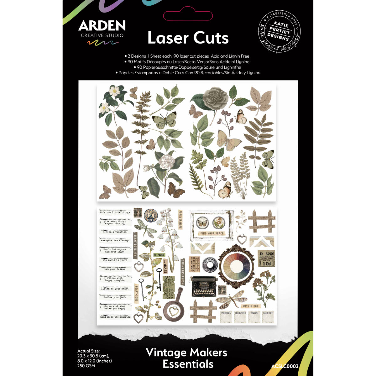 Vintage Maker Laser Cuts