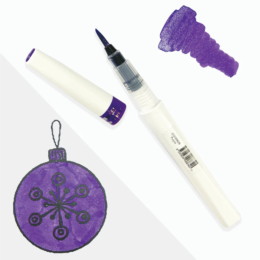 Winkles Glitter Marker-Purple