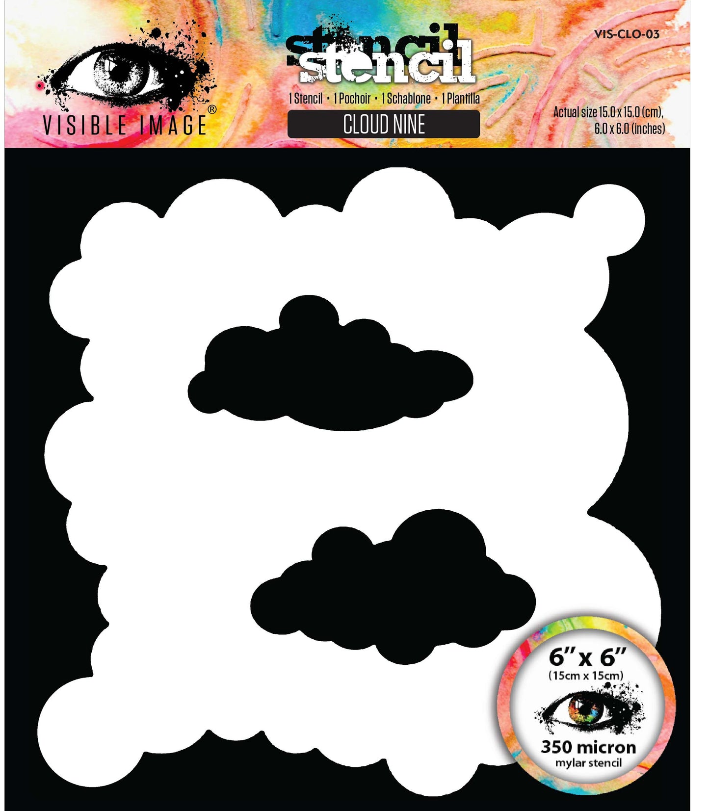 Cloud Nine - Stencil 6x6