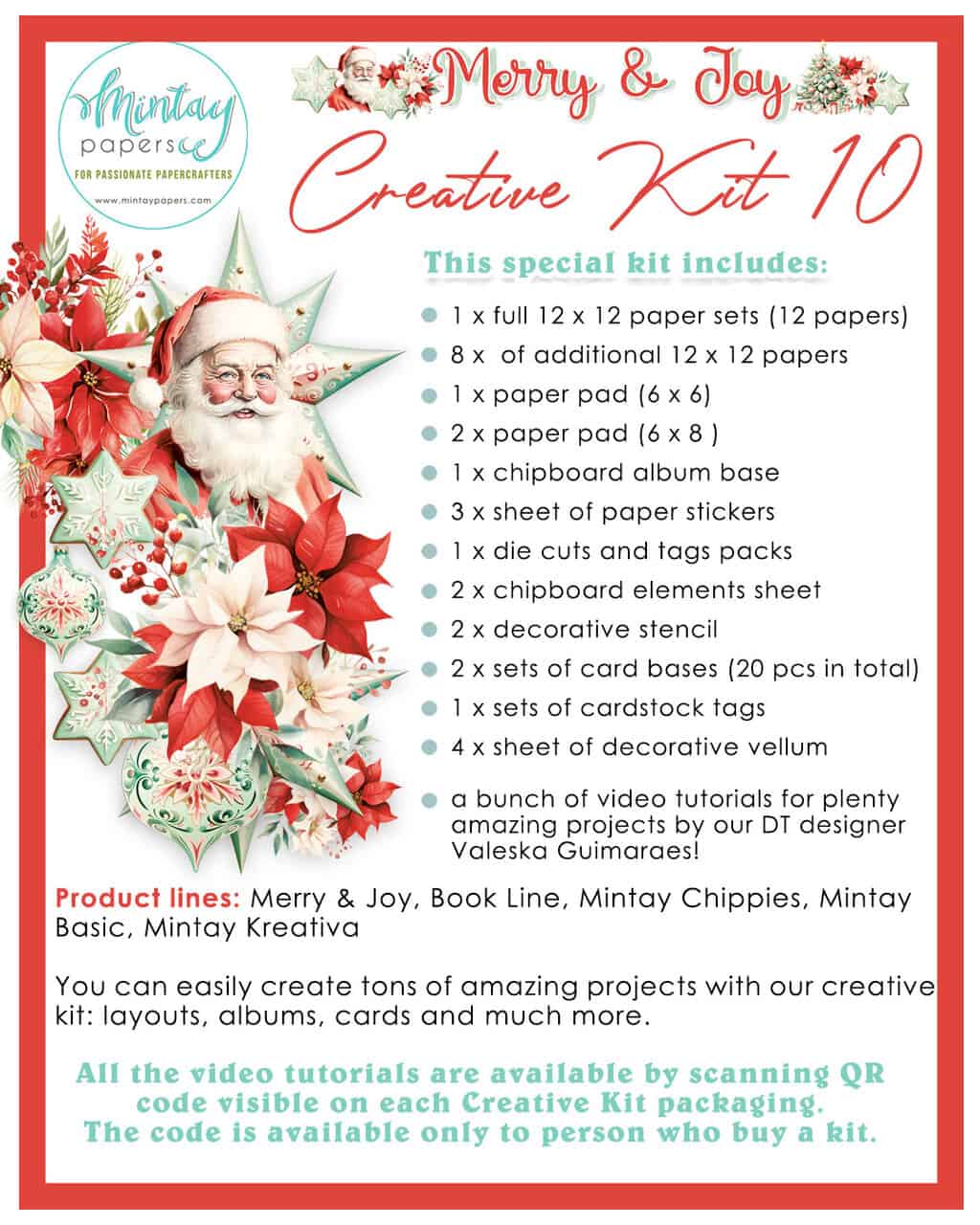Mintay Creative Kit- Merry & Joy