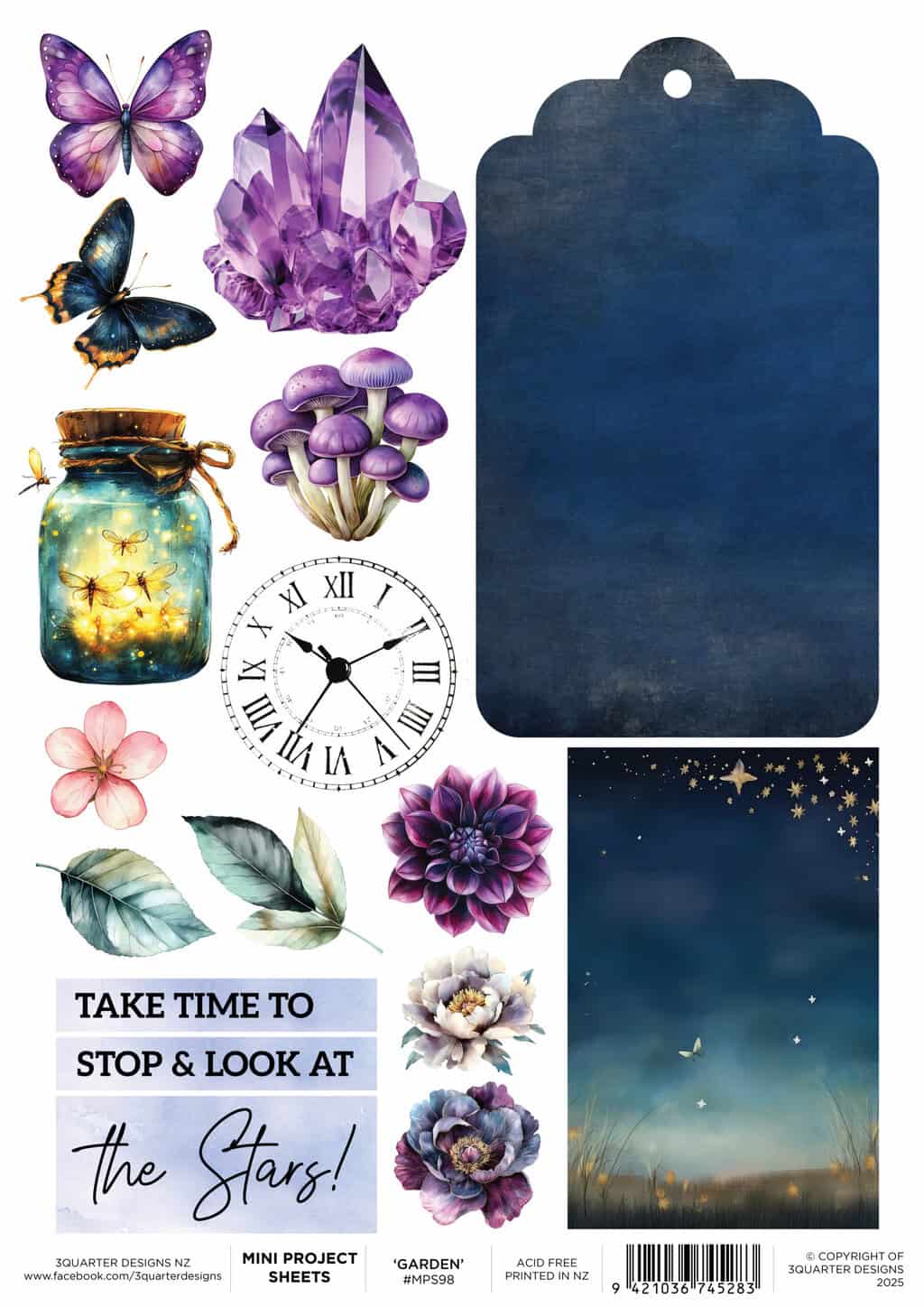 Night Garden - Mini Project Sheet - December Release