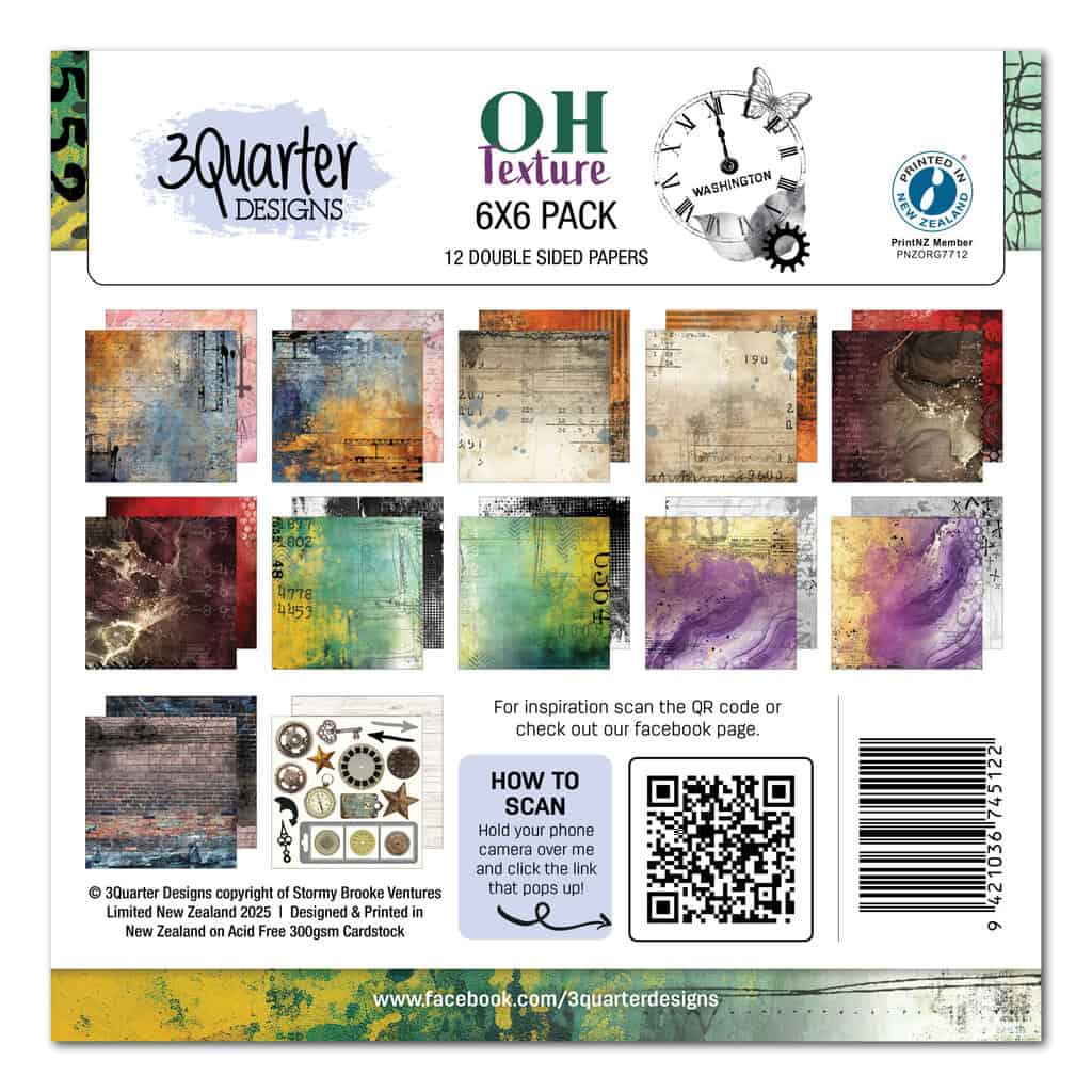 Oh Texture 6x6 - November Release