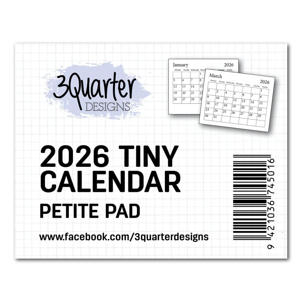 3QD Mini Calendar 2026 - October Release