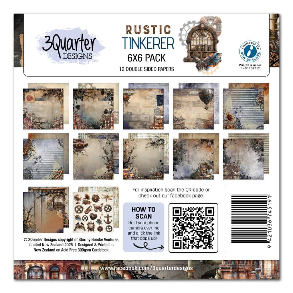 Rustic Tinkerer 6x6 -December Release