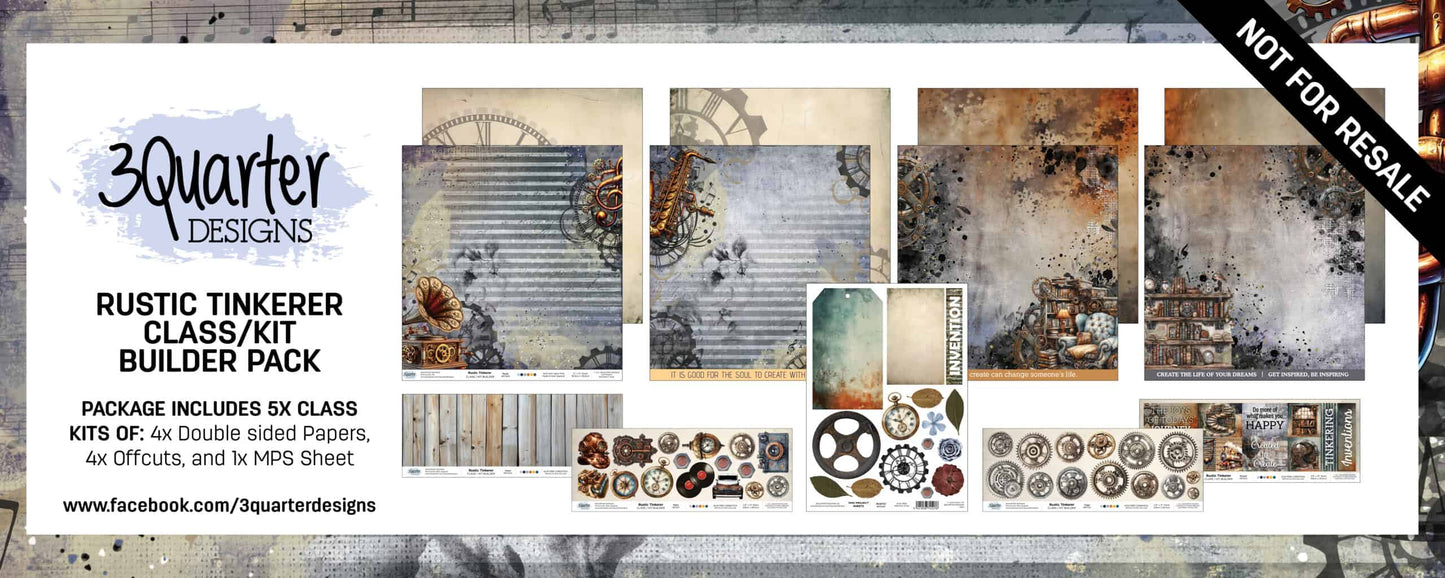 Rustic Tinkerer Class/ Kit Builder Pack- December release
