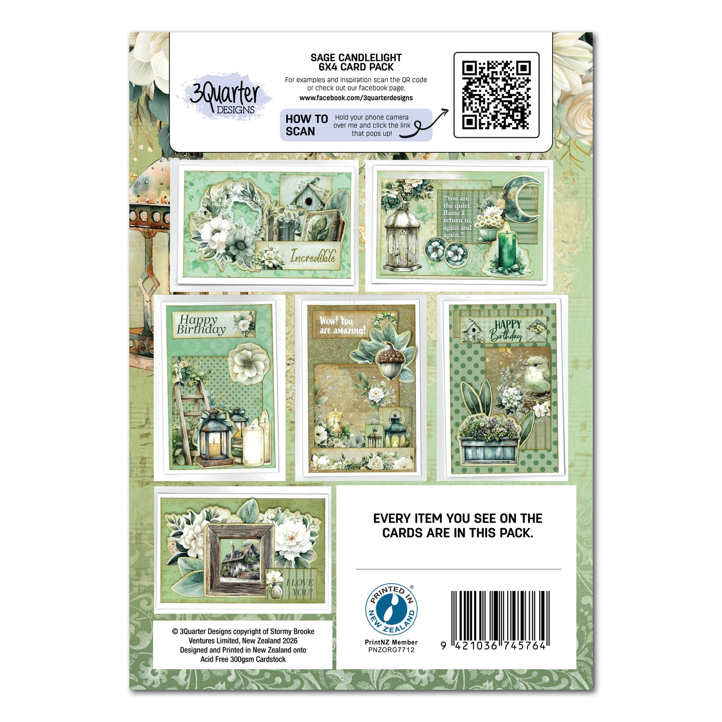 Sage Candlelight 6x4- March Release