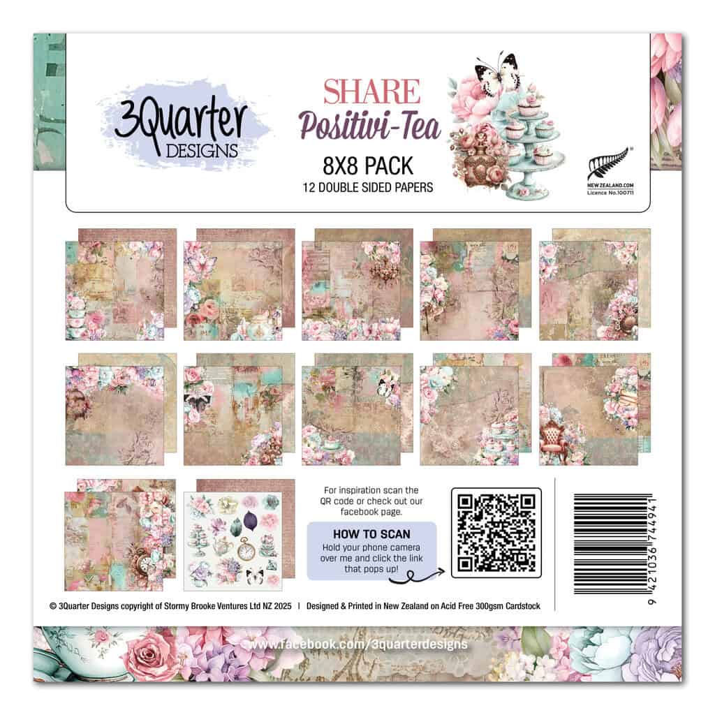 Share Positivi-Tea 8x8 - October Release