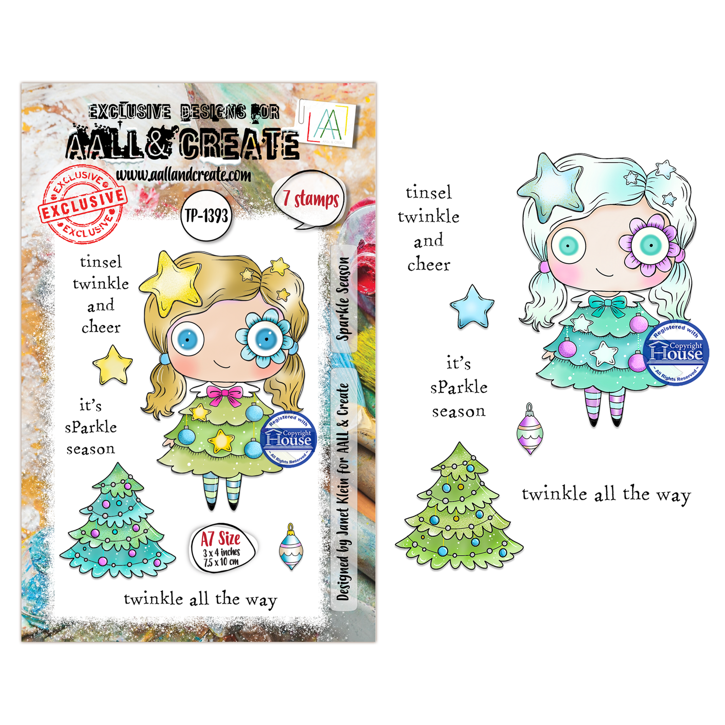 Sparke Season - #1393 -A7 Stamp Set - August 2026