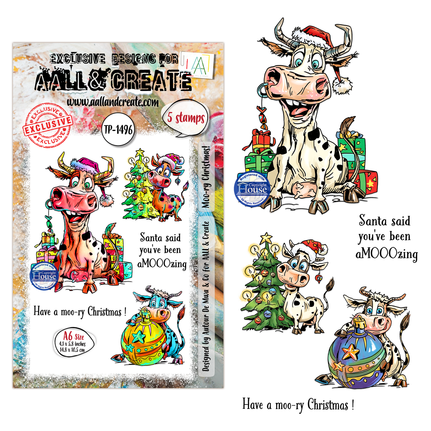 Moo-ry Christmas! -#1496 - August 2026