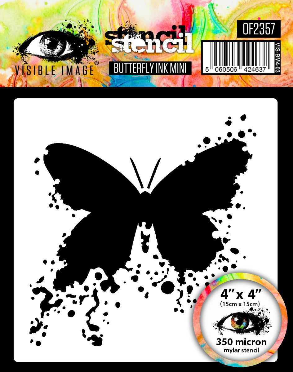 Butterfly Ink Mini - Stencil 4x4