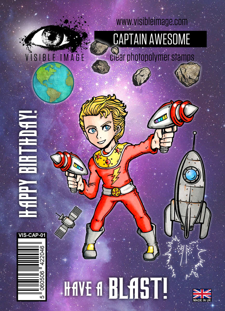 Captain Awesome - A6 Stamp Set