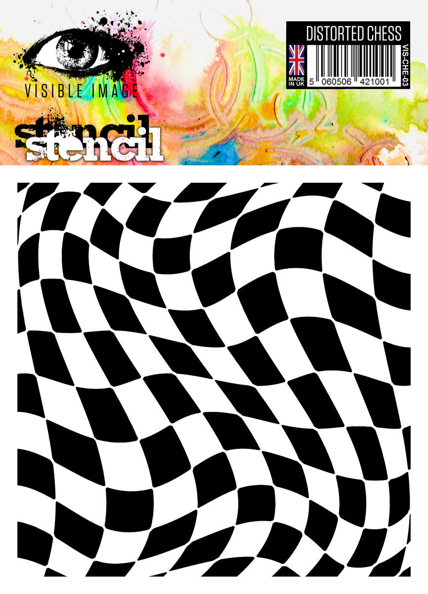 Distorted Chess - Stencil
