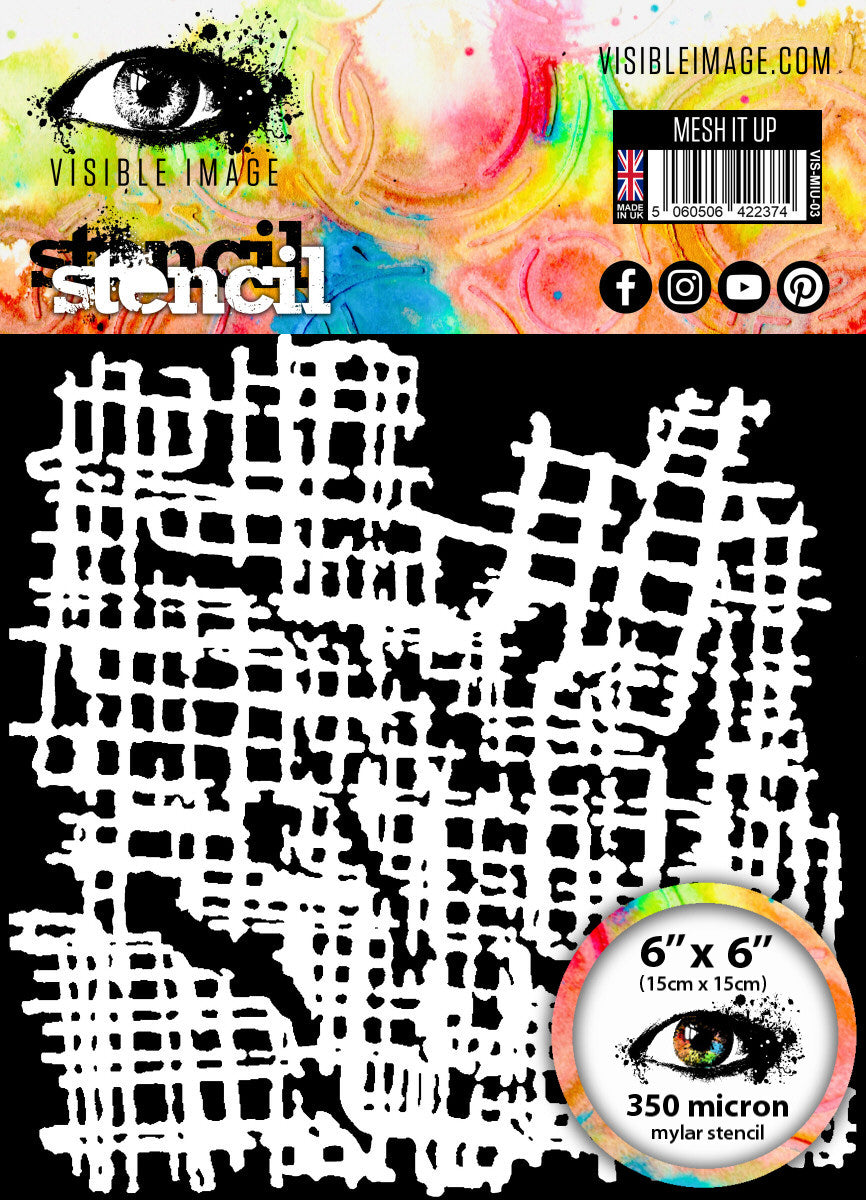 Mesh It Up - Stencil 6x6