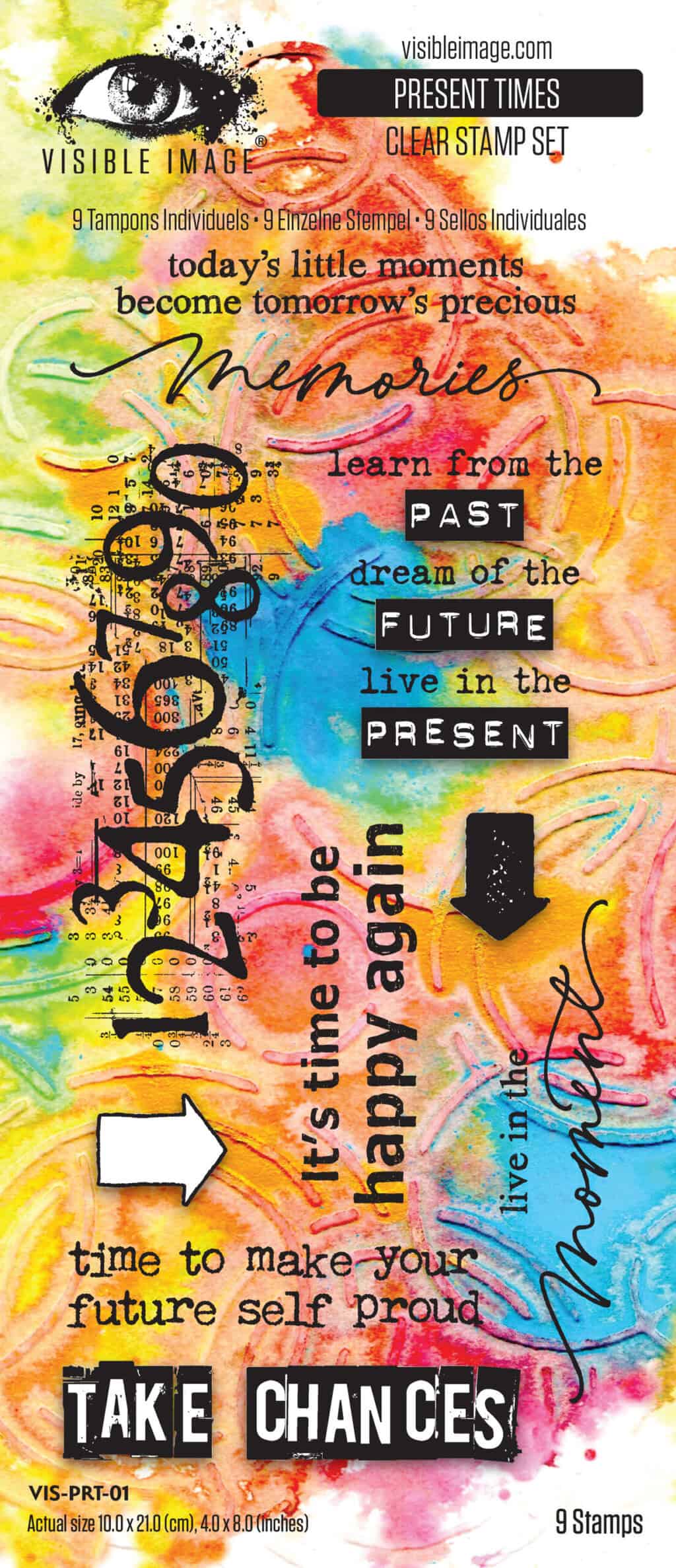 Present Times 4in x 8in Stamp Set