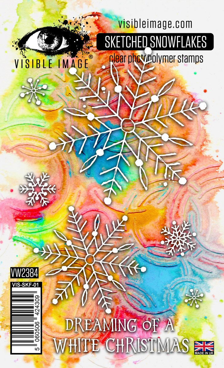 Sketched Snowflakes - A6 Stamp Set