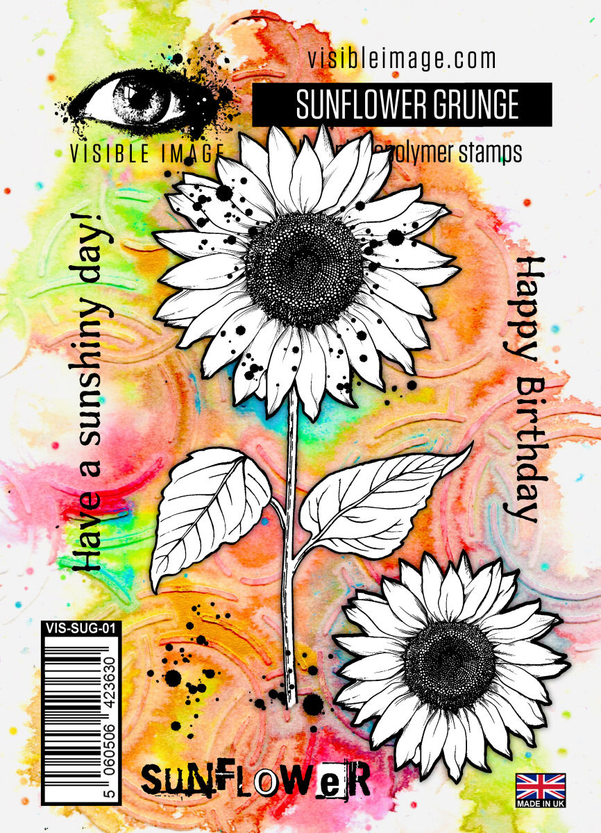 Sunflower Grunge - Stamp Set