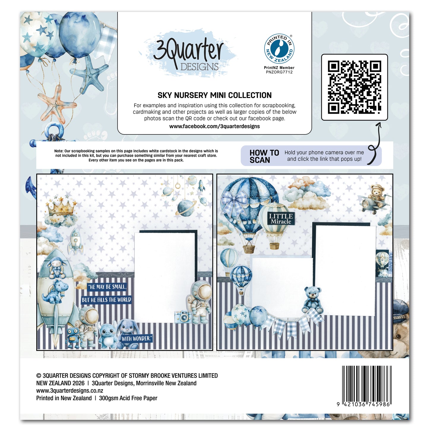 Sky Nursery -Mini Collection - April Release