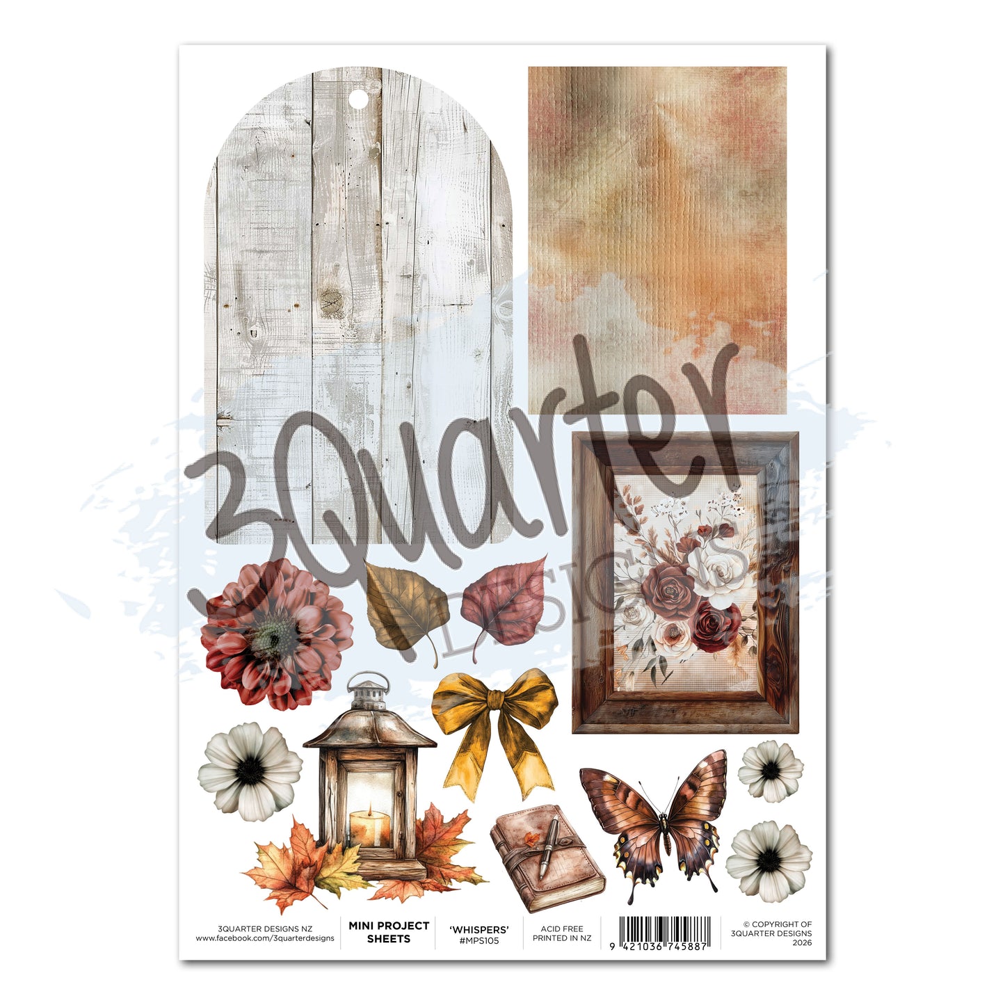 Autumn Whispers Mini Project Sheet - April Release