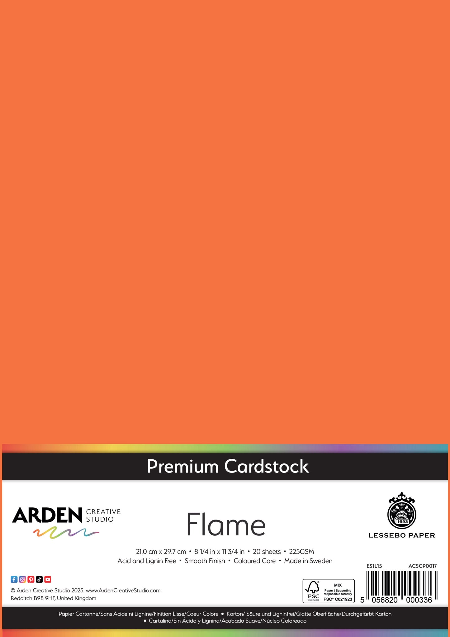 Premium Cardstock-Flame image 0