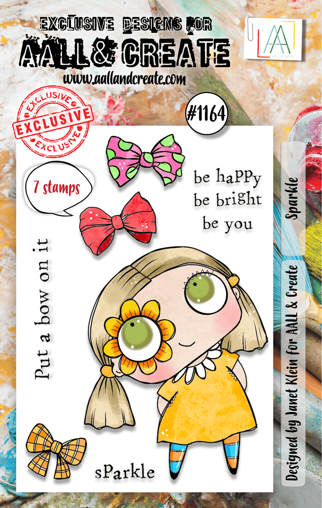 Sparkle - #1164 -A7 Stamp Set - May 2024 image 0