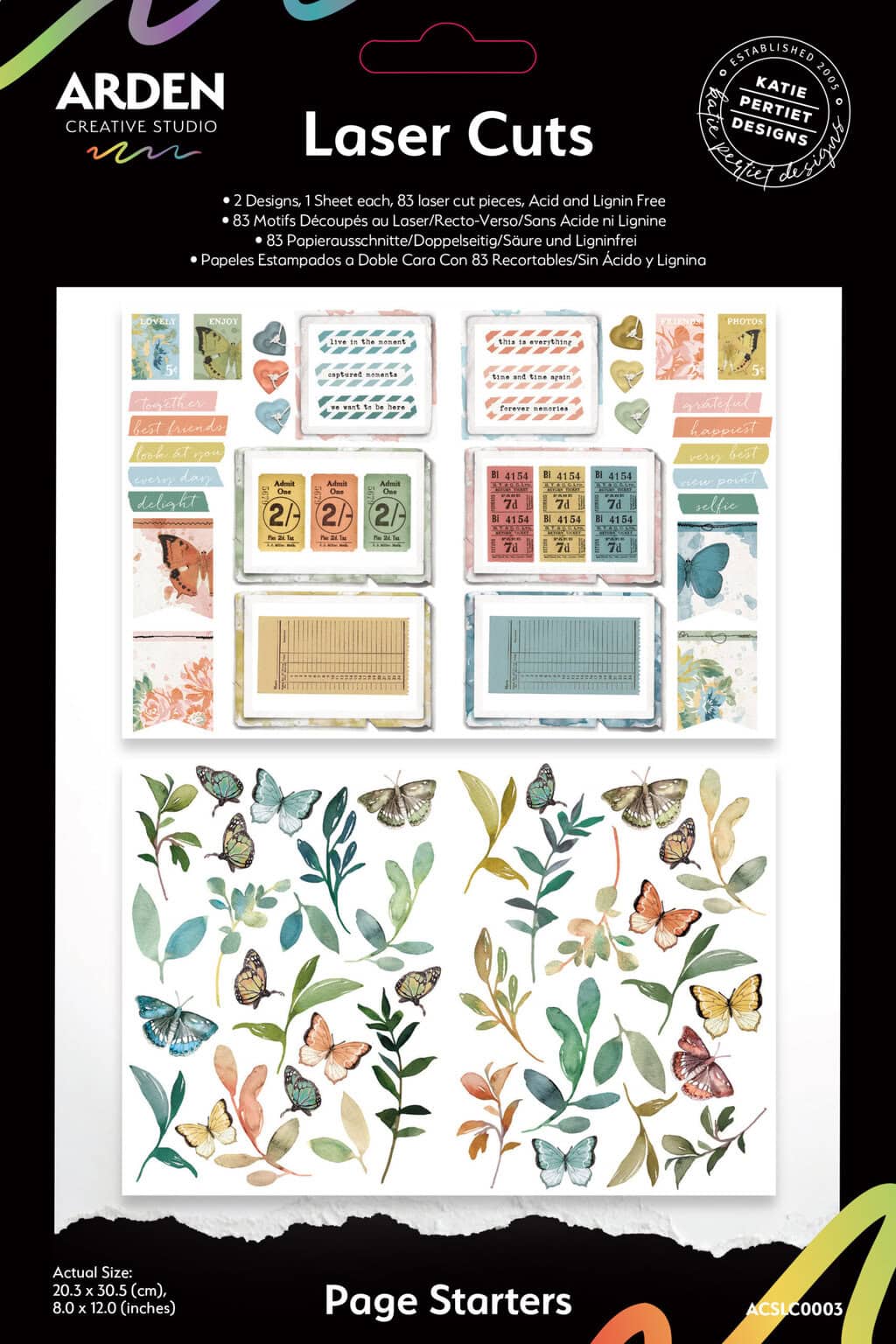 Page Starters Laser Cuts image 0