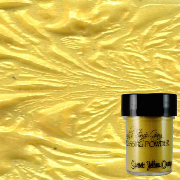 Sunset Yellow Orange - Embossing Powder