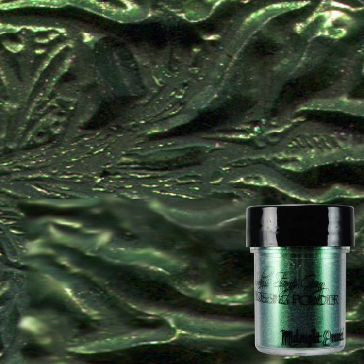 Midnight Emerald Obsidian - Embossing Powder