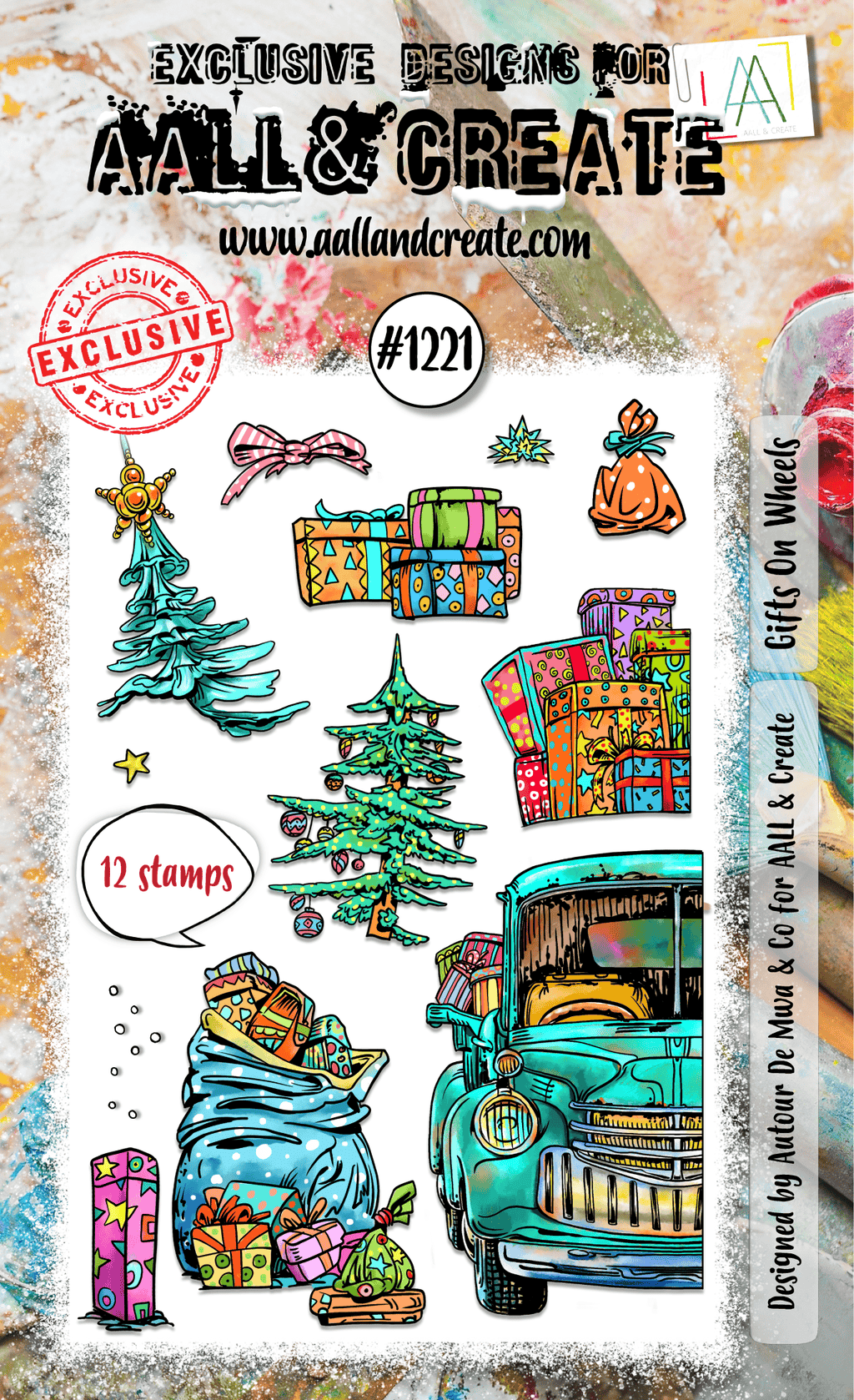 Gifts On Wheels - #1221 - Stamp- August 2024 image 0