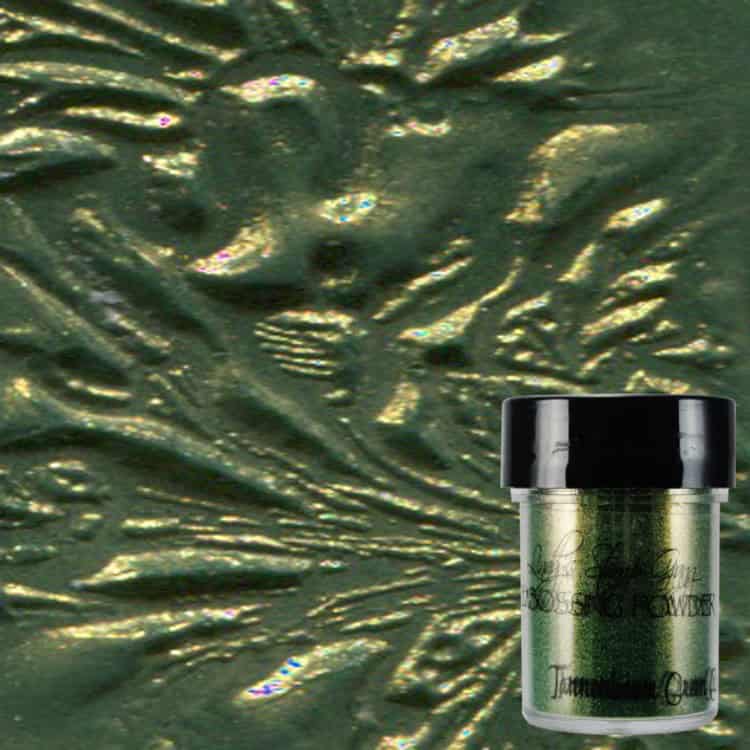 Tannenbaumn Green Gold - Embossing Powder image 0