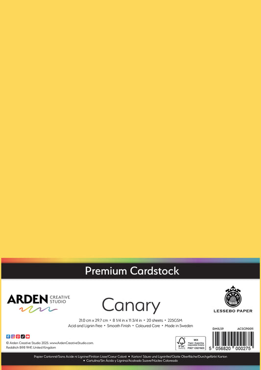 Premium Cardstock-Canary image 0
