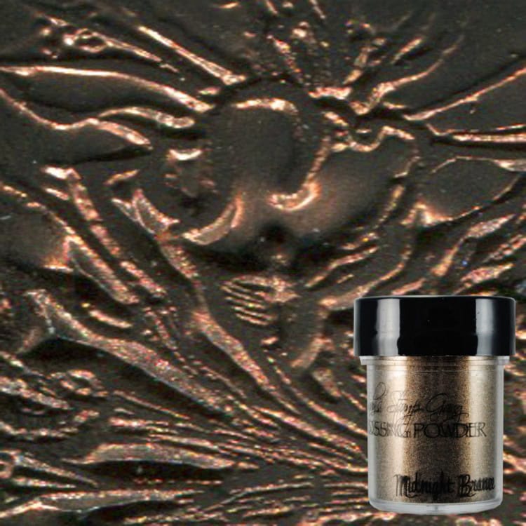 Midnight Bronze Obsidian - Embossing Powder image 0