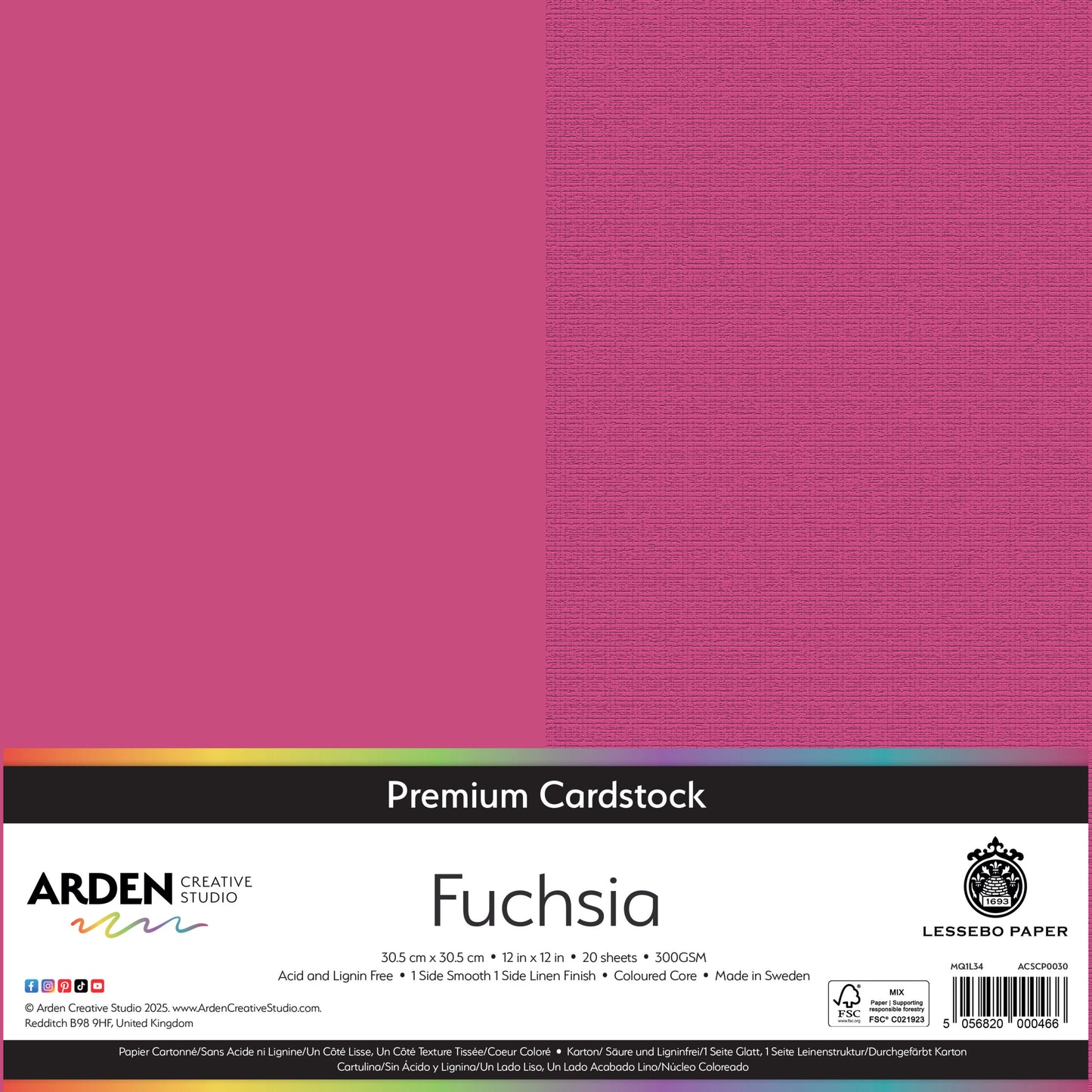 Premium Cardstock-Fuchsia 12in image 0